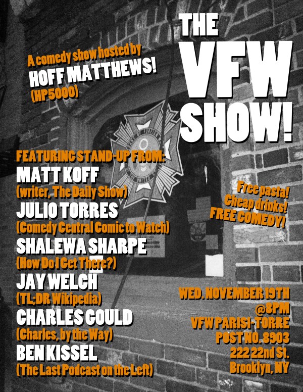 The VFW Show (November)